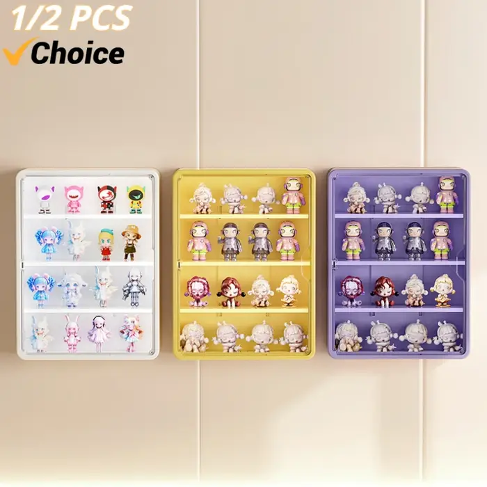 Boîte de rangement murale pour figurines d'action