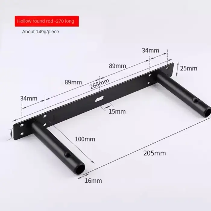 Support d'étagère caché robuste, tige de support robuste, étagère murale flottante, raccords de meub