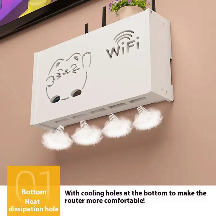 Boîte de rangement pour routeur Wifi sans fil