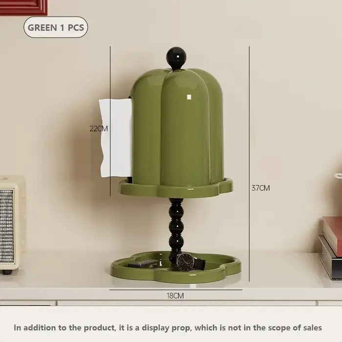 Boîte à mouchoirs rétro française dans le style ancien du sens avancé de la boîte créative salon lum