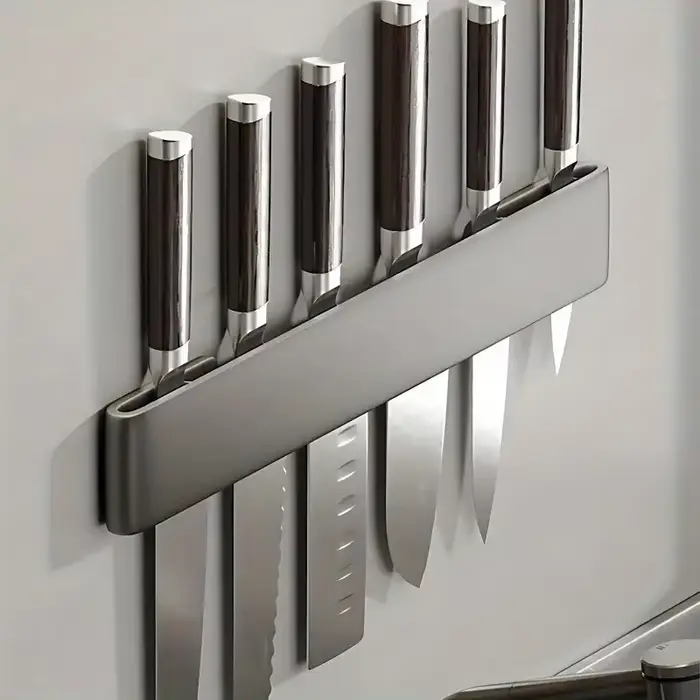Porte-couteau mural multifonctionnel