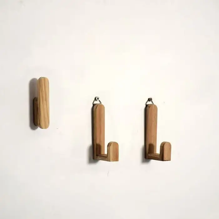 Étagère murale en bois massif