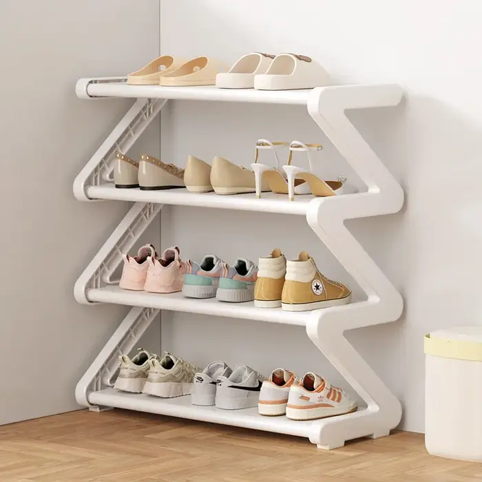 Meuble à chaussures vertical étroit pour couloir