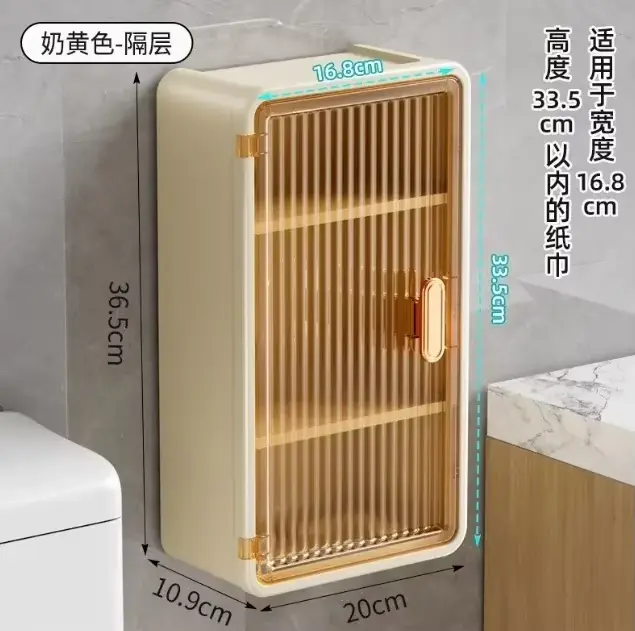 Armoire de salle de bain murale moderne, blanc, étanche, organisateur de rangement, étagère pour toi