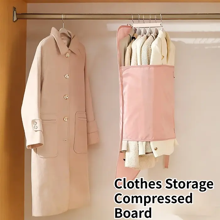 Housse de rangement compressible pour vêtements