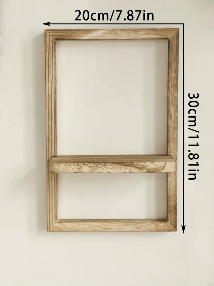 Présentoir en bois étagères flottantes étagères en bois rustique rangement mural pour cuisine chambr