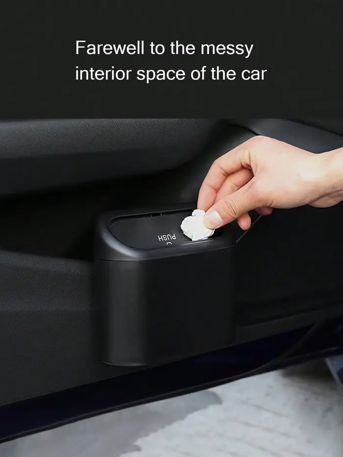 Boîte de rangement pour poubelle de voiture