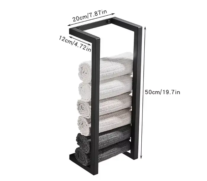 Porte-serviettes de salle de bain, support de rangement pour serviettes de bain, hôtel, salle de bai