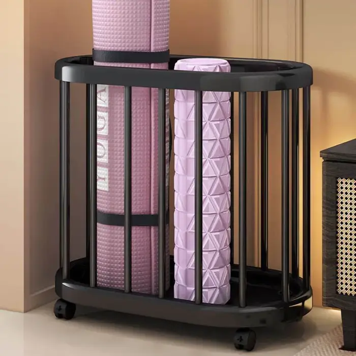 Panier de rangement multifonctionnel avec roulettes, chariot mobile pour vêtements sales, panier à l
