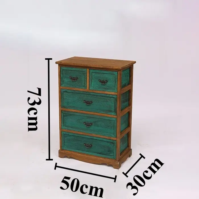 Boîte de rangement en bois, tiroir de chambre à coucher, étui d'organisation de chevet, grande vitri