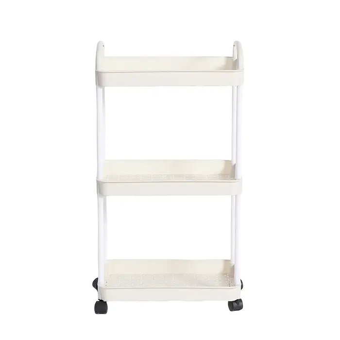 Chariot de rangement multi-niveaux pour la maison, étagère de rangement de sol à plafond pour cuisin