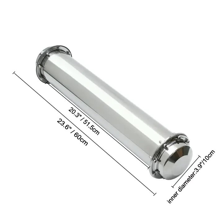 Réservoir de stockage personnalisé en acier inoxydable, capsule temporelle