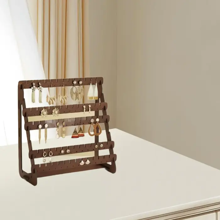 Présentoir à Boucles d'Oreilles Créatif, Organisateur de Bijoux, Support de Rangement pour Bijouteri