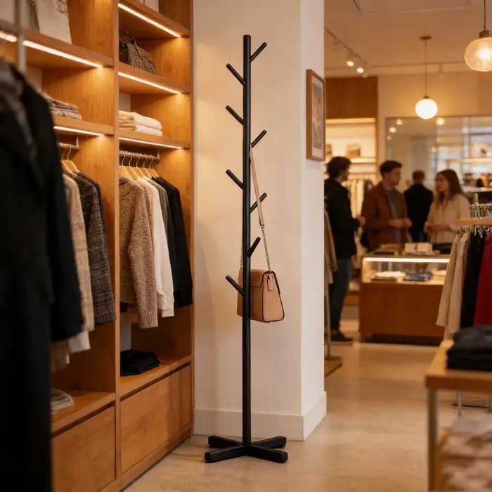 Porte-vêtements sur pied pour la maison