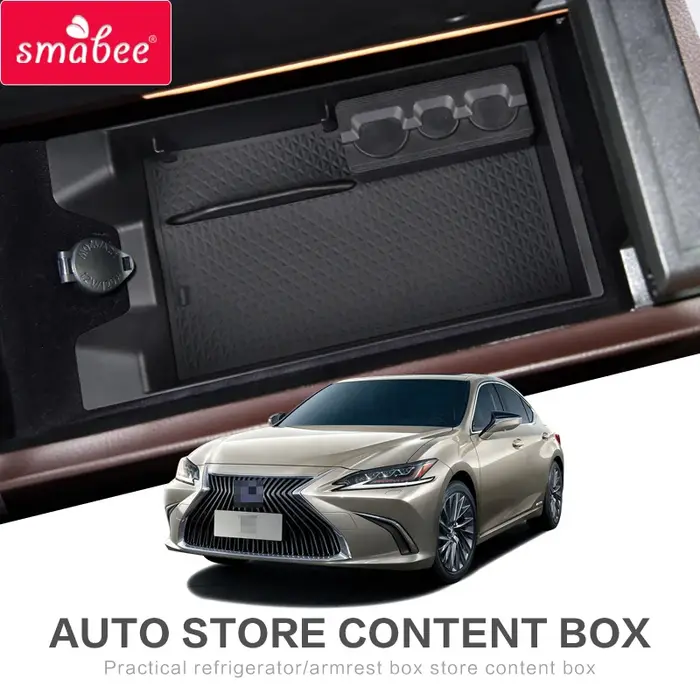 Smabee-Boîte de rangement pour accoudoir LEXUS, accessoires de rangement intérieurs, convient aux mo