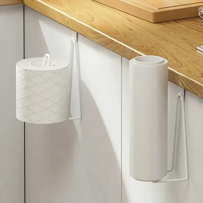 Porte-papier toilette mural en acier inoxydable sans perçage
