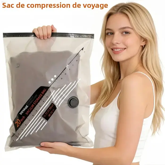Sacs de rangement sous vide pour valises de voyage