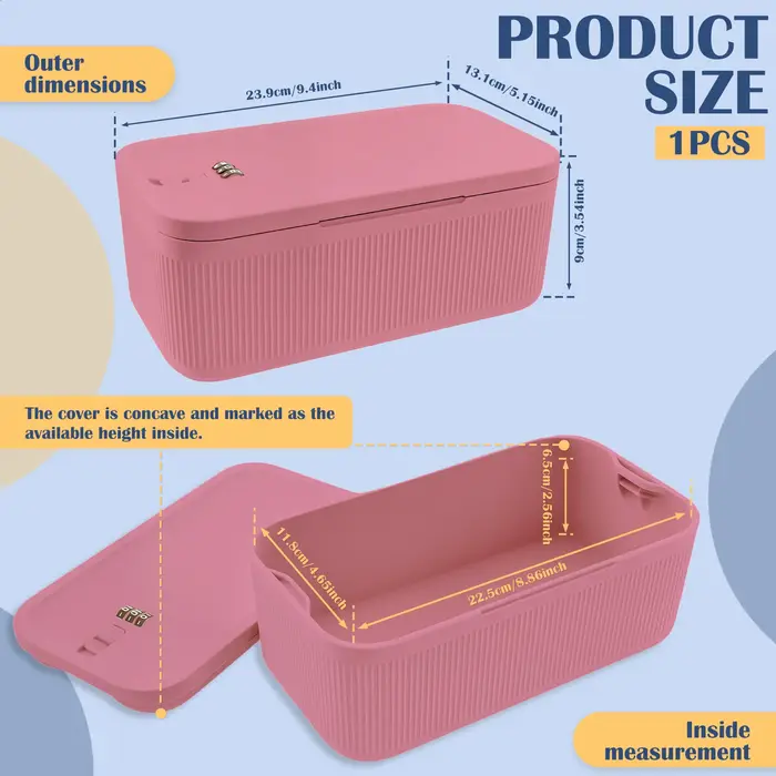 Boîte de rangement verrouillable, petite boîte de rangement polyvalente et sûre, conteneur de réfrig