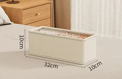 Boîte de rangement pliable pour vêtements, avec couvercle, boîte de rangement pour sous-vêtements, c
