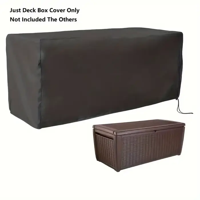 Housse de boîte de terrasse de patio extérieur toutes saisons – Protection imperméable, résistante a