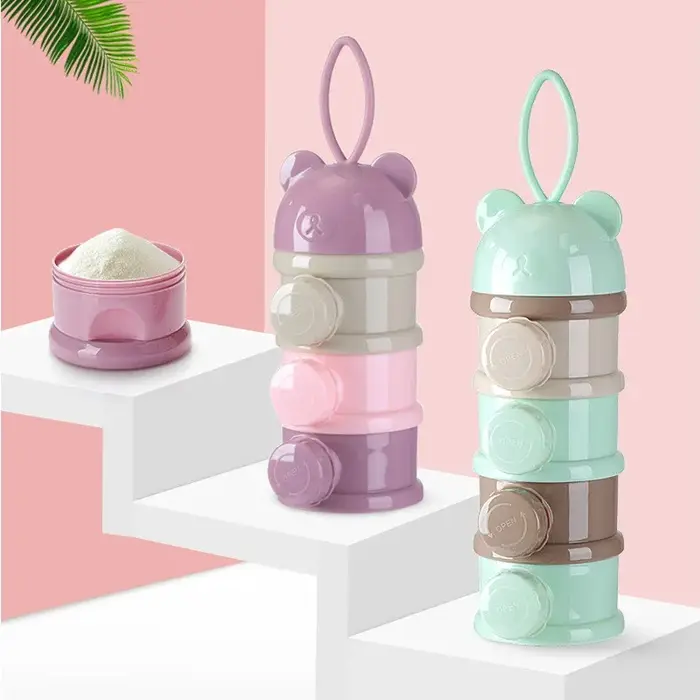 Boîte de stockage de lait en poudre amovible pour bébé