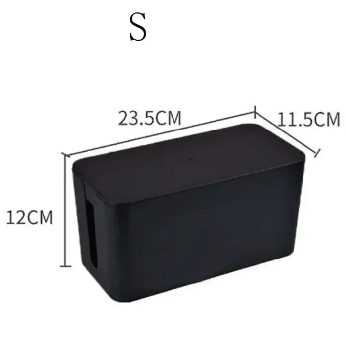 Boîte de rangement de câbles, carte d'alimentation, gestion des fils, bande de prise, boîtier de fil