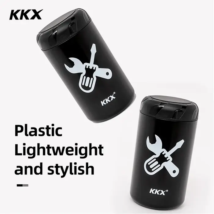 Boîte de rangement capsule KKX pour porte-bidon de vélo – Idéale pour ranger clés