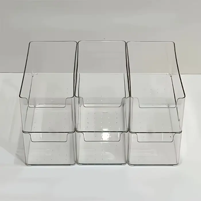 Boîte de rangement transparente multifonctionnelle-bureau de bureau Durable