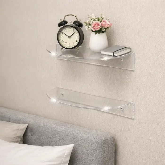 Étagère murale semi-circulaire