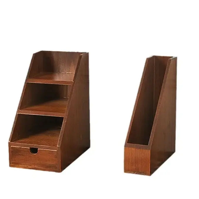 Support de rangement de bureau en bois pour SunOfficiSupplies