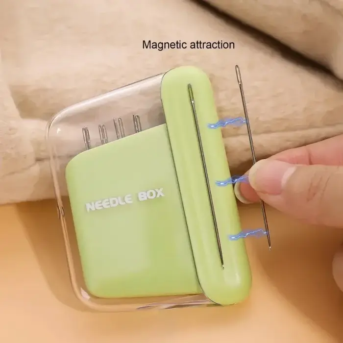 Nouvelle boîte à couture magnétique de luxe crème vent ménage de haute qualité maison