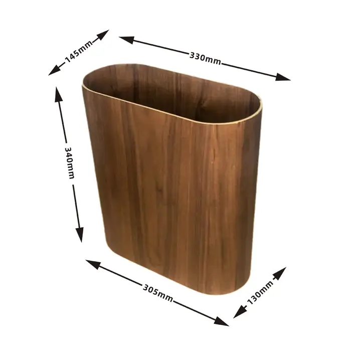 Poubelle en bois étroite, corbeille à déchets Simple pour la maison, petit espace, porte-papier, ran