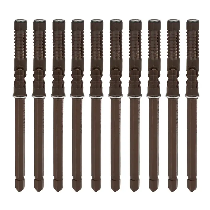 Supports de Support d'étagère dissimulés 10x100mm