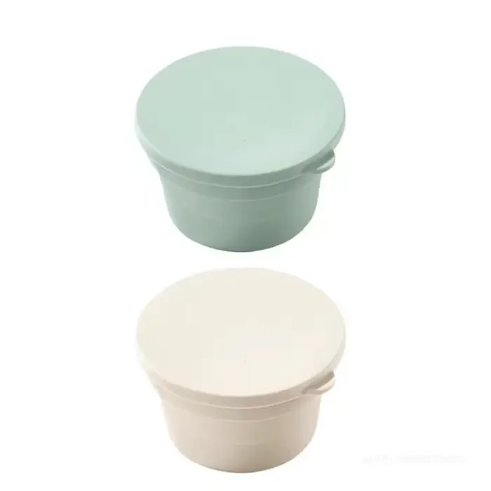 Mélanger la boîte à pâte à Pizza avec couvercle, polyvalent, pliable, antiadhésif, en Silicone, pain