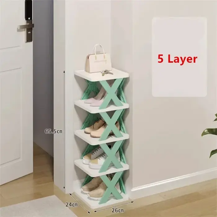 Boîtes de rangement empilables pour chaussures, organisateurs, maisons Luminerack-Étagère pliante po