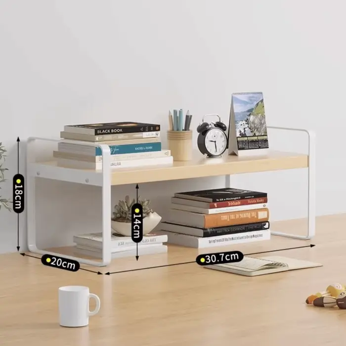 Étagère de rangement de bureau en fer, armoire à niveaux, étagères de bureau pour l'organisation, es
