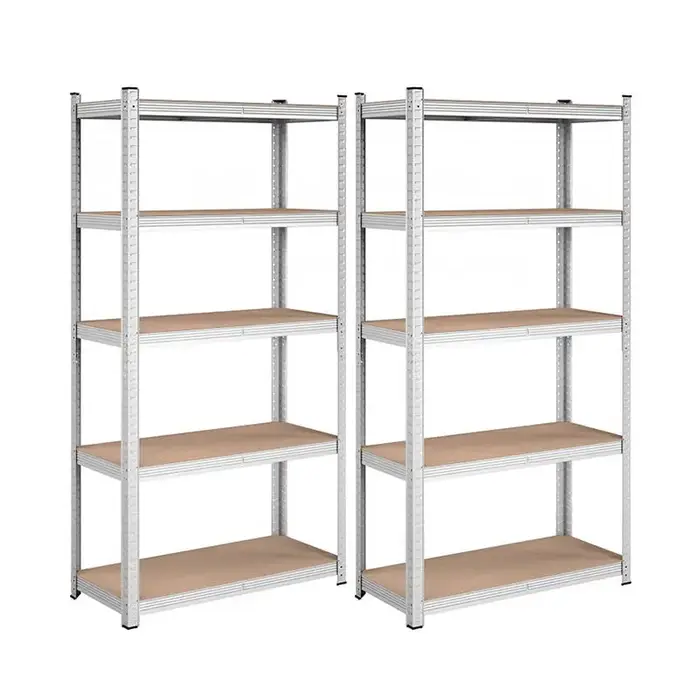 Étagère de rangement en acier robuste à 5 niveaux, capacité 875 kg, étagères métalliques réglables s